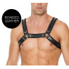 Ouch! Harness Harnais Buckle Bulldog Noir